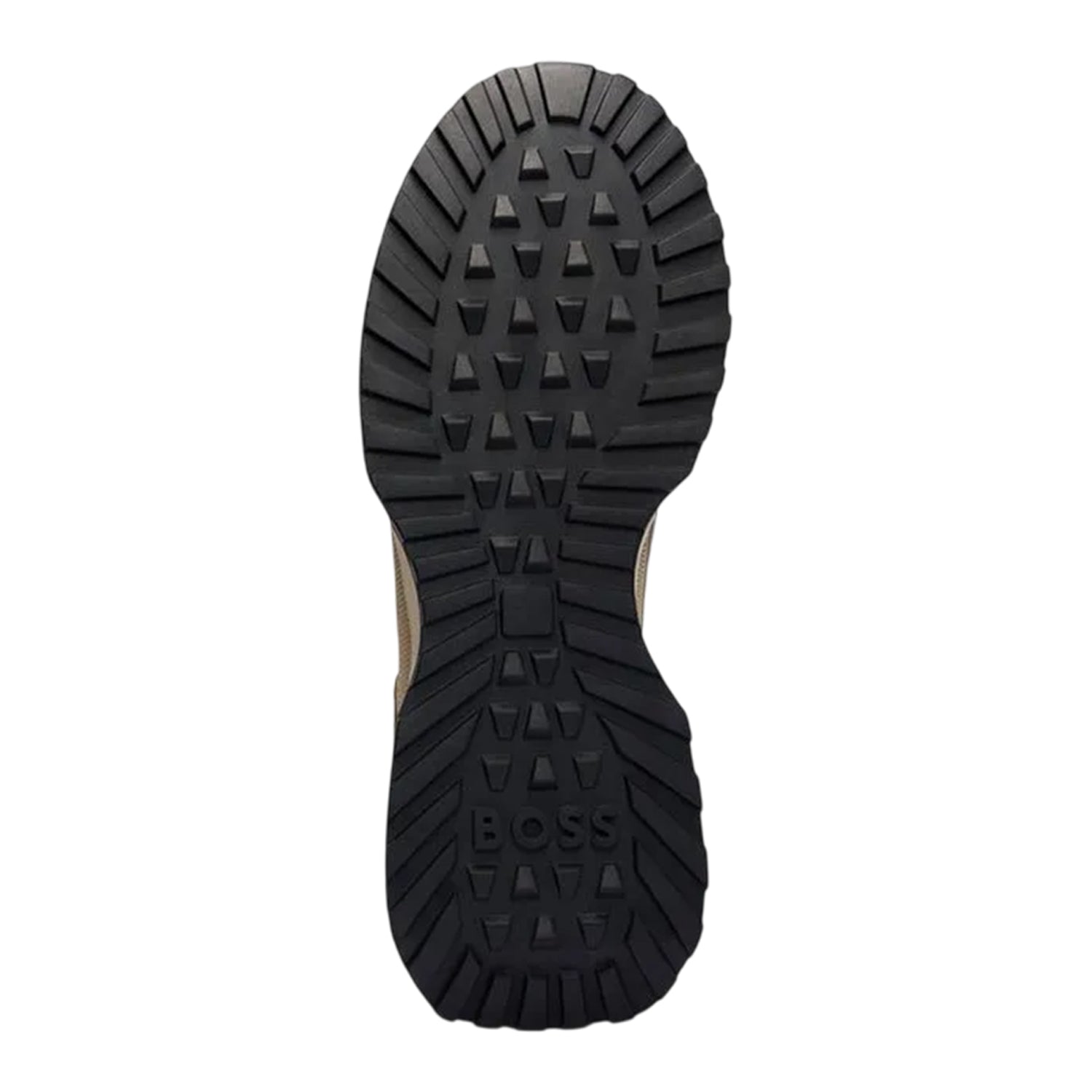 Dark Blue - Front - Boss Mens Jonah Suede Trainers