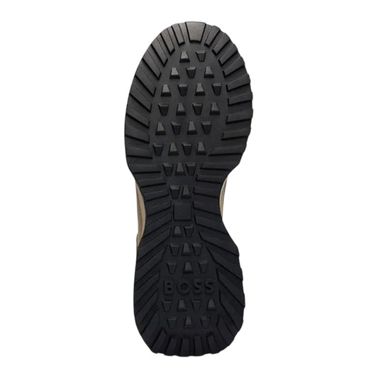 Dark Blue - Front - Boss Mens Jonah Suede Trainers