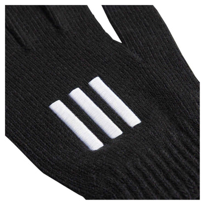 Black-White - Back - Adidas Unisex Adult 3S Knitted Gloves