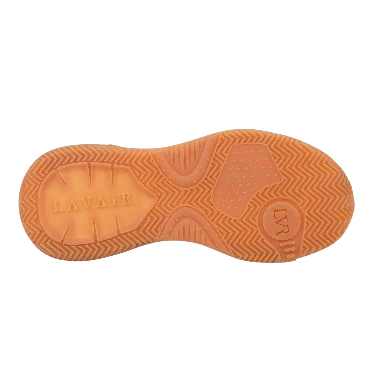 White - Lifestyle - Lavair Unisex Adult Nappa Leather Chunky Sole Trainers