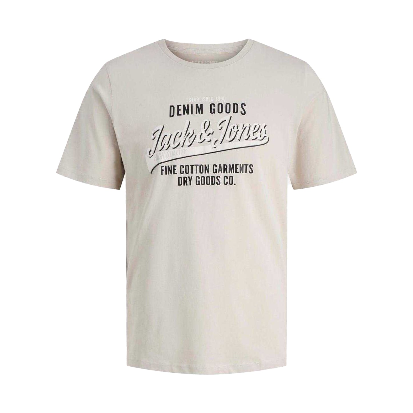 Black-White-Navy - Back - Jack And Jones Mens Ethan T-Shirt (Pack of 3)