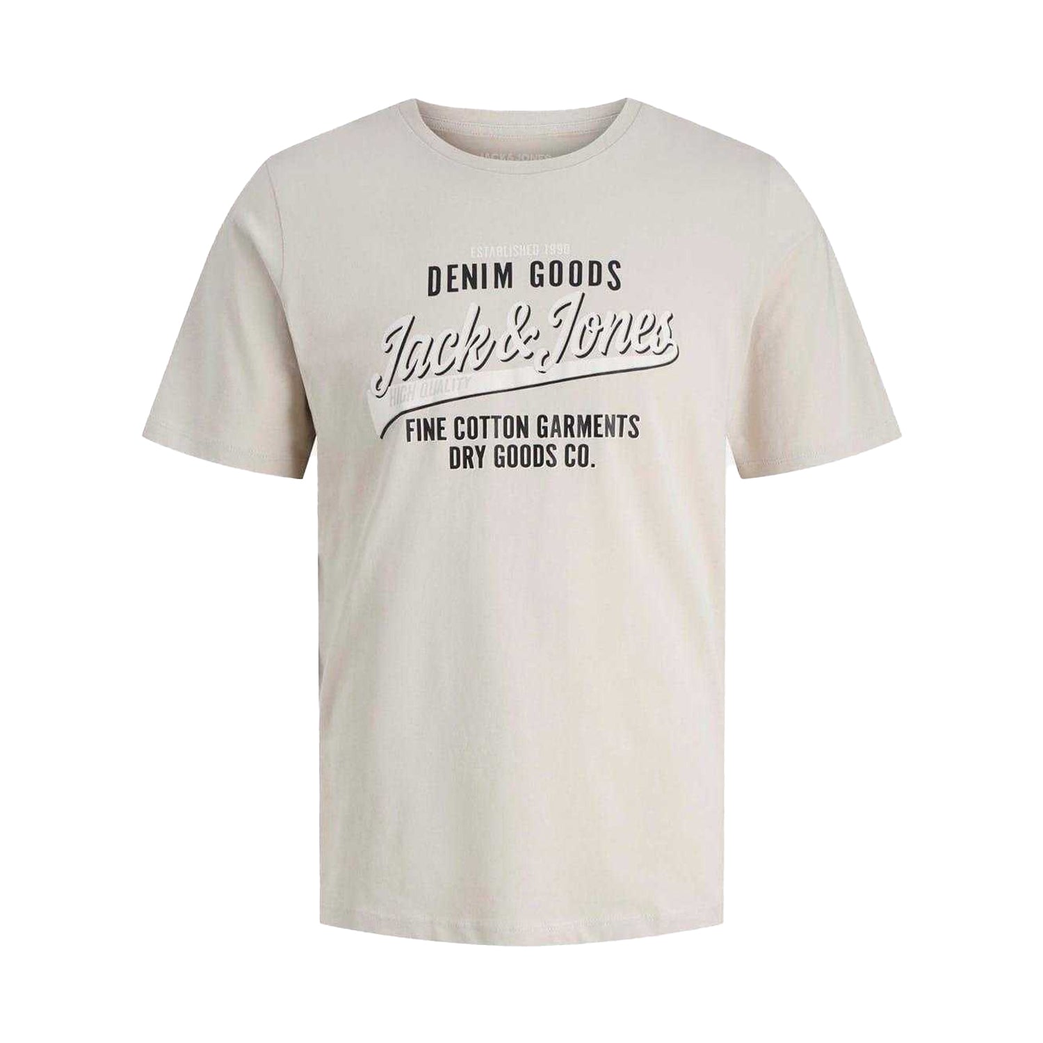 Black-White-Navy - Back - Jack And Jones Mens Ethan T-Shirt (Pack of 3)