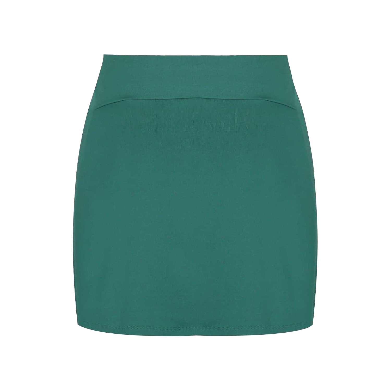 Green - Back - Slazenger Womens-Ladies Logo Printed Slim Tennis Skort