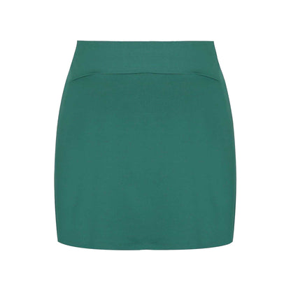 Green - Back - Slazenger Womens-Ladies Logo Printed Slim Tennis Skort