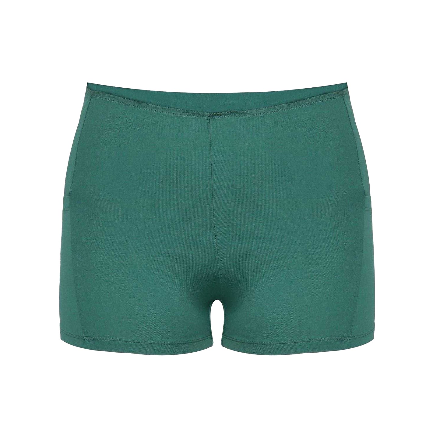 Green - Side - Slazenger Womens-Ladies Logo Printed Slim Tennis Skort