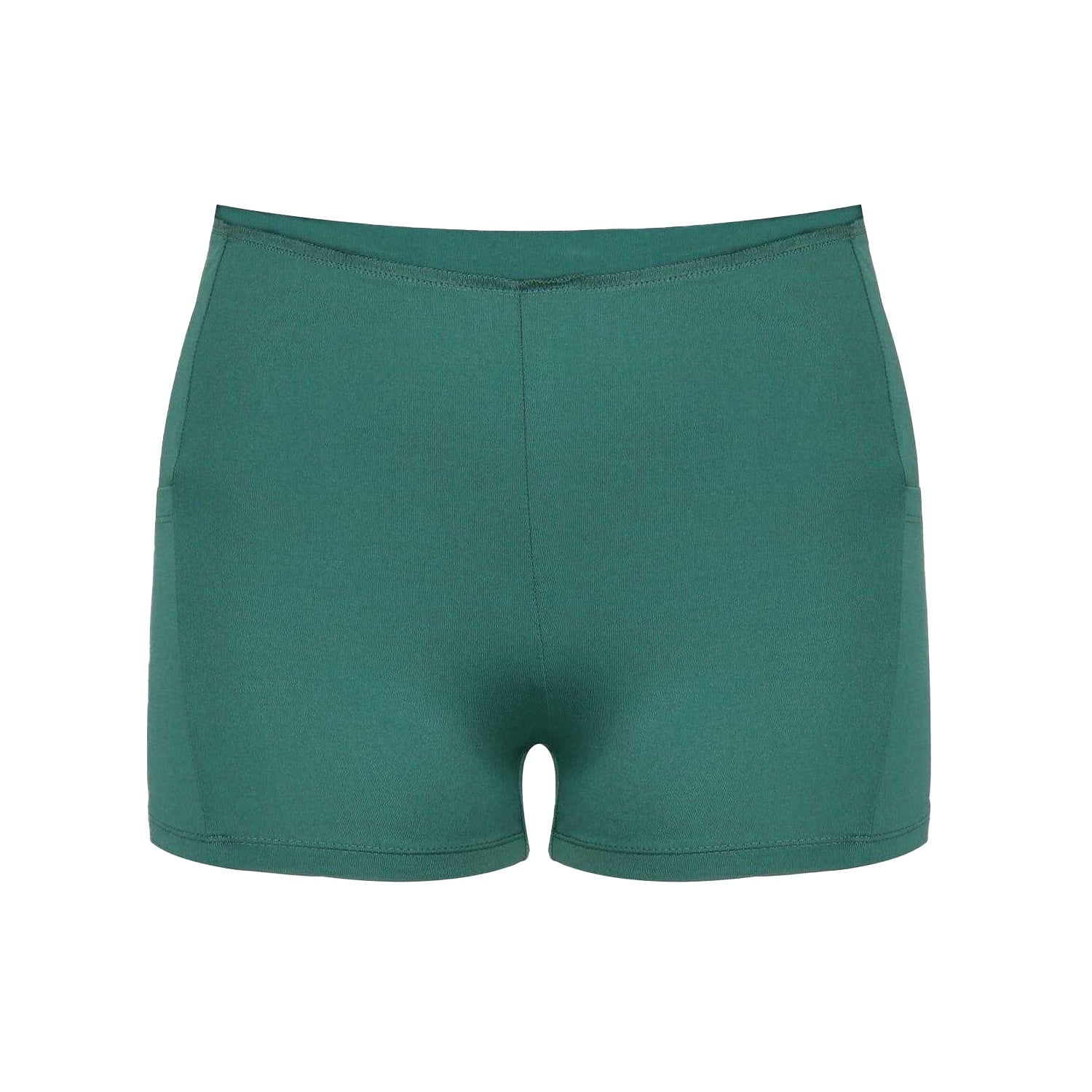 Green - Side - Slazenger Womens-Ladies Logo Printed Slim Tennis Skort