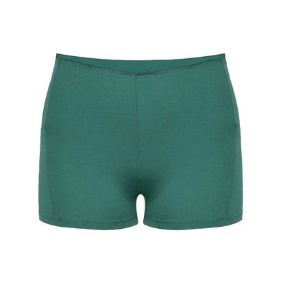 Green - Side - Slazenger Womens-Ladies Logo Printed Slim Tennis Skort
