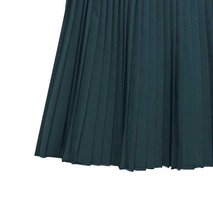 Aurora Green-Ivy Green - Back - Adidas Womens-Ladies Pleated Tennis Skort