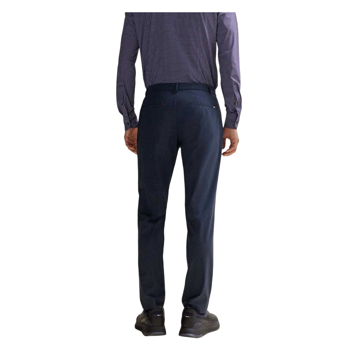 Blue - Back - Boss Mens P-Genius Trousers