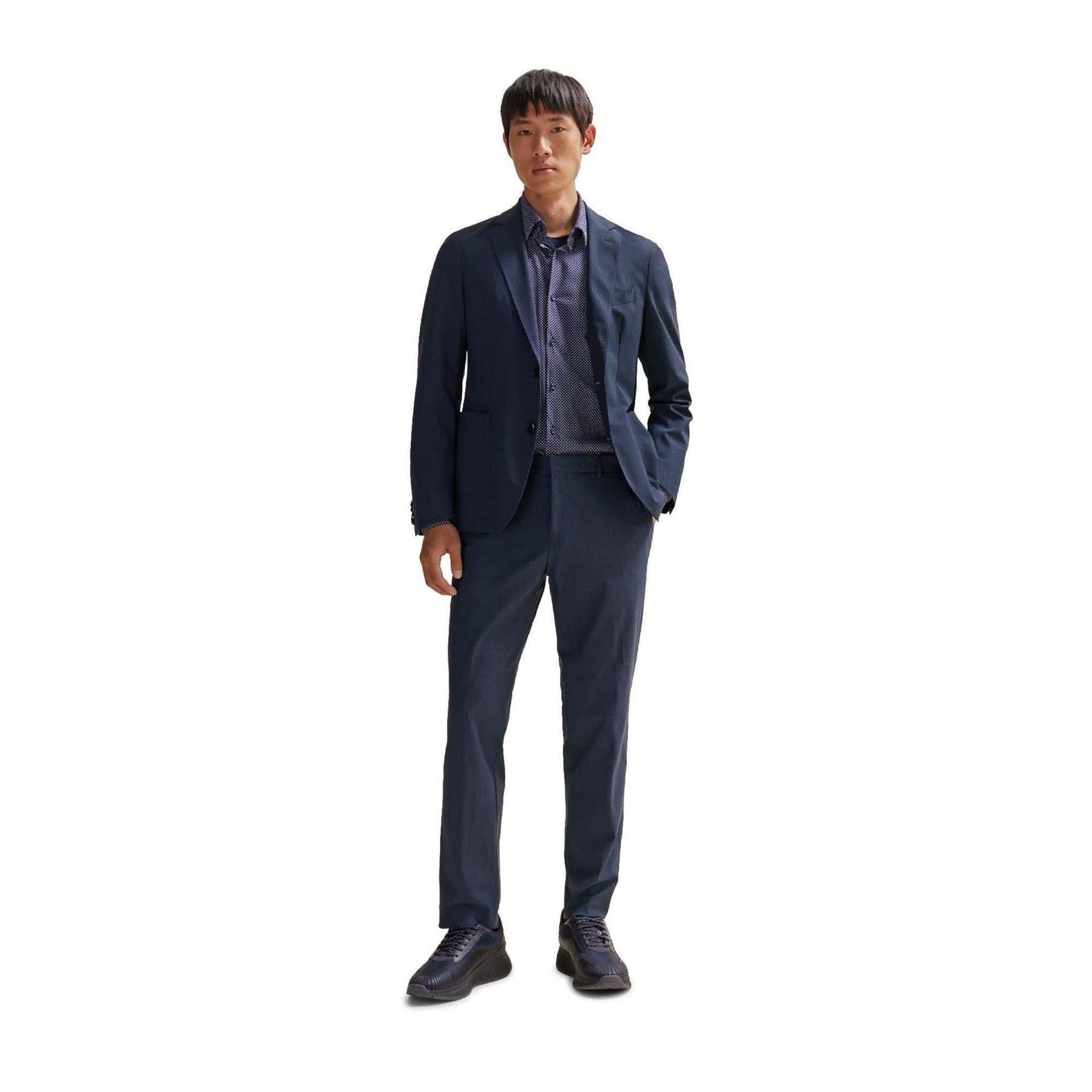 Blue - Pack Shot - Boss Mens P-Genius Trousers