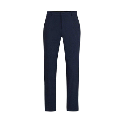 Blue - Front - Boss Mens P-Genius Trousers