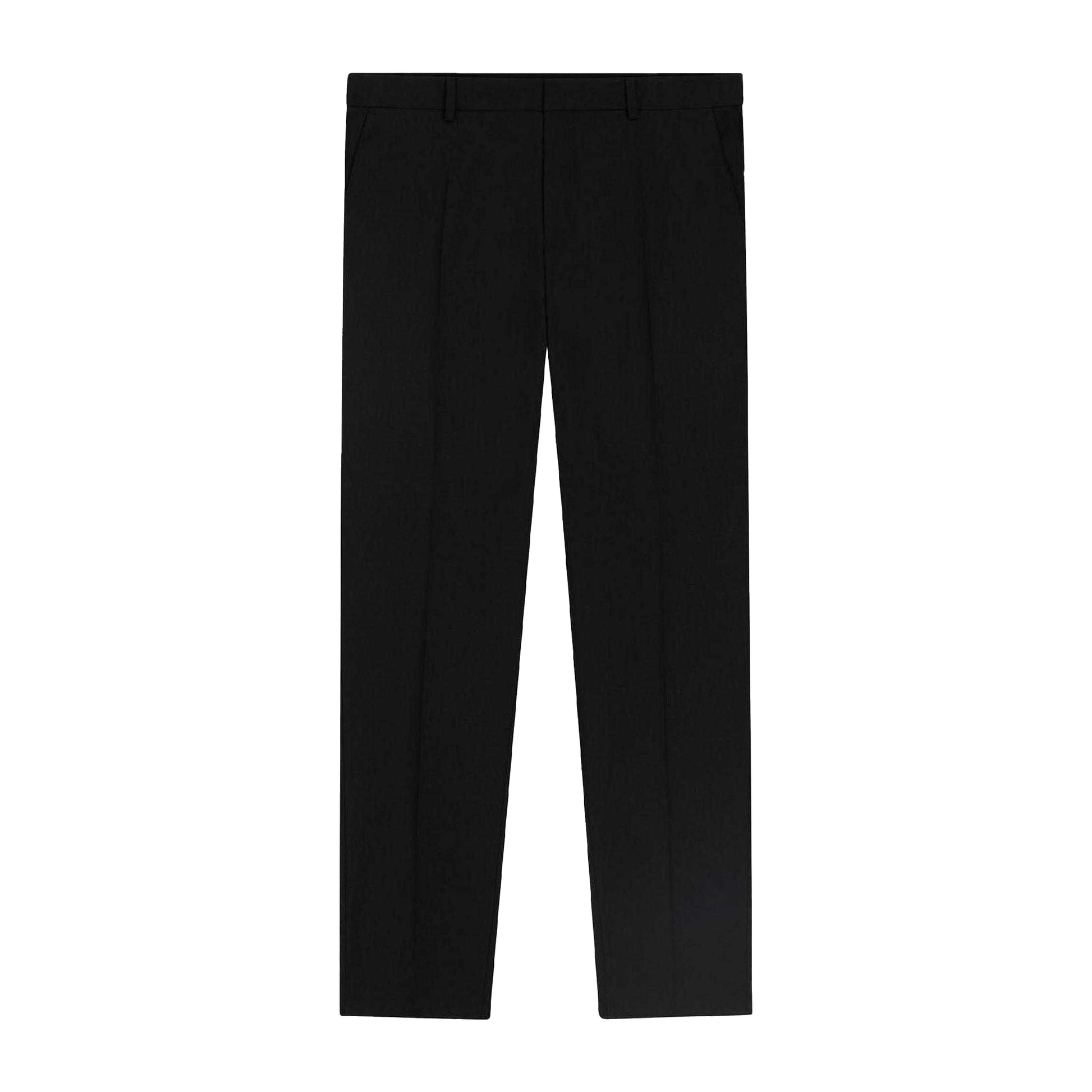 Black - Front - Boss Mens H-Genius Virgin Wool Trousers