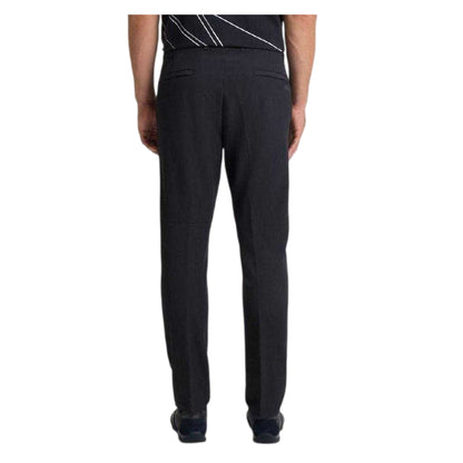 Dark Blue - Back - Boss Mens T Commuter Regular Trousers