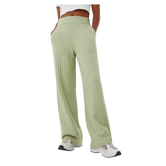 Laurel Green - Front - Jack Wills Womens-Ladies Relaxed Fit Trousers