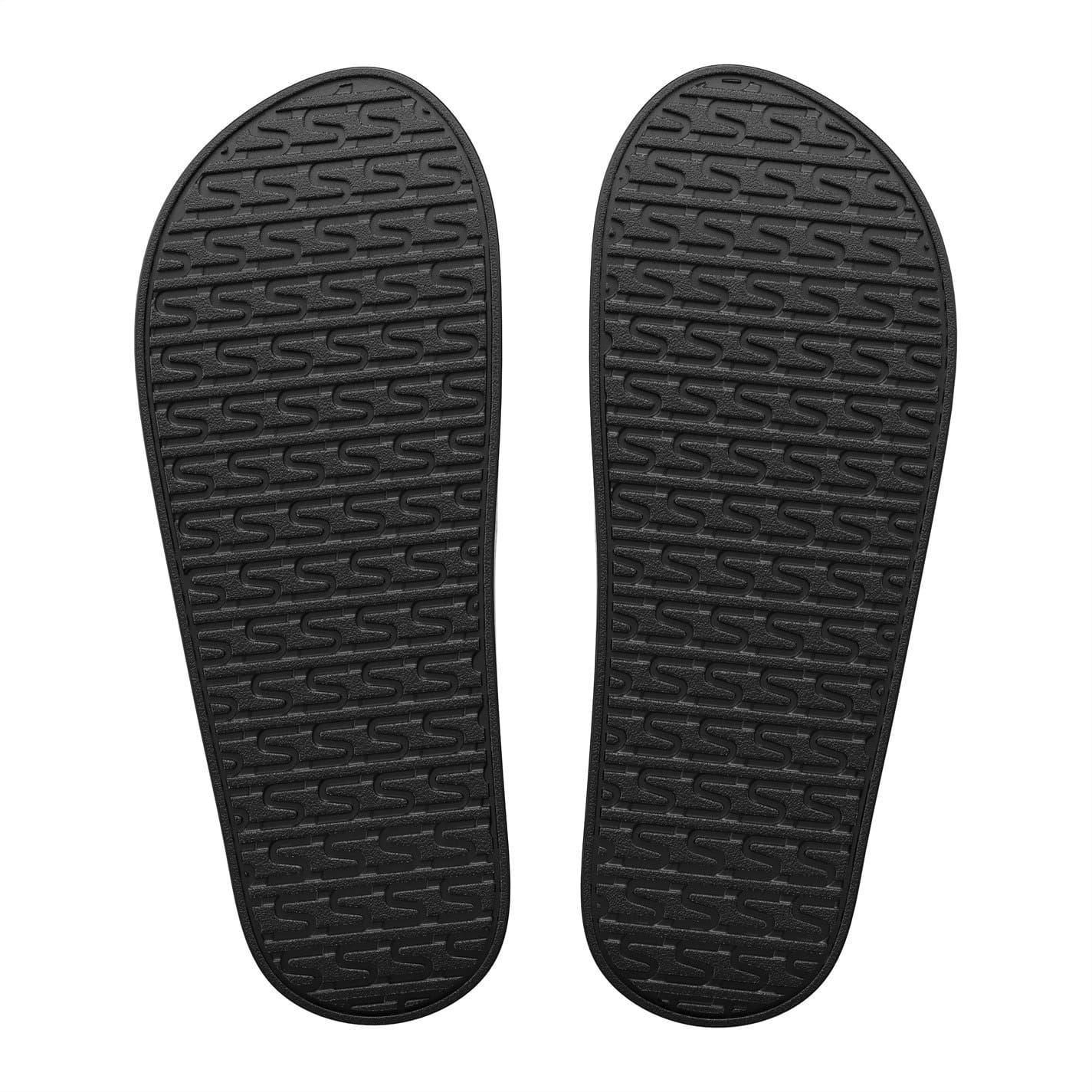 Black - Side - Speedo Mens Essential Flat Slides