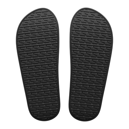 Black - Side - Speedo Mens Essential Flat Slides