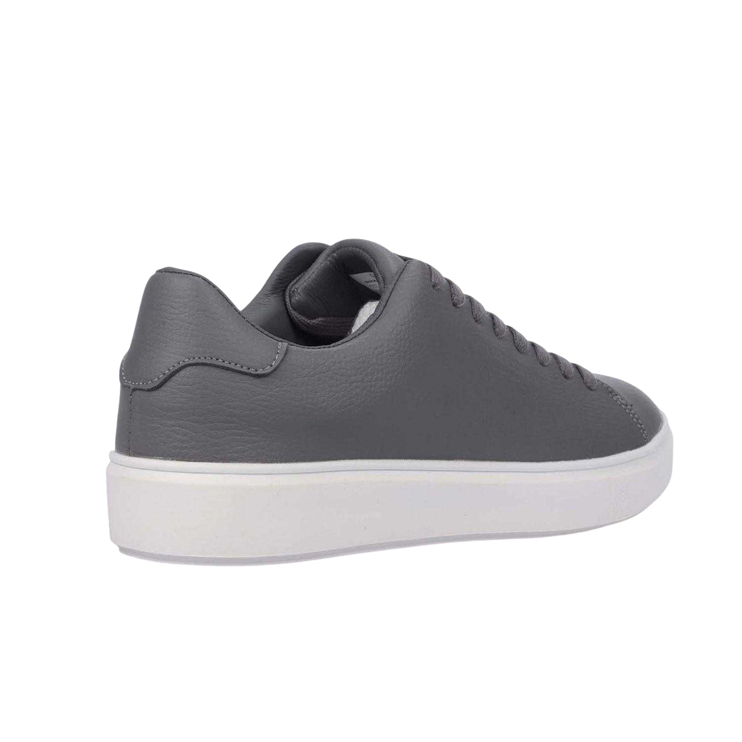 Taupe - Back - Duck and Cover Unisex Adult Kremes PU Platform Trainers