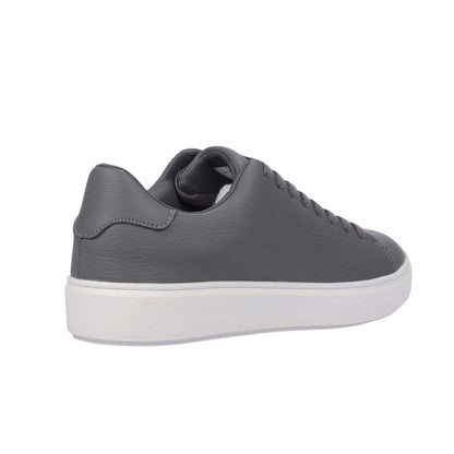 Taupe - Back - Duck and Cover Unisex Adult Kremes PU Platform Trainers