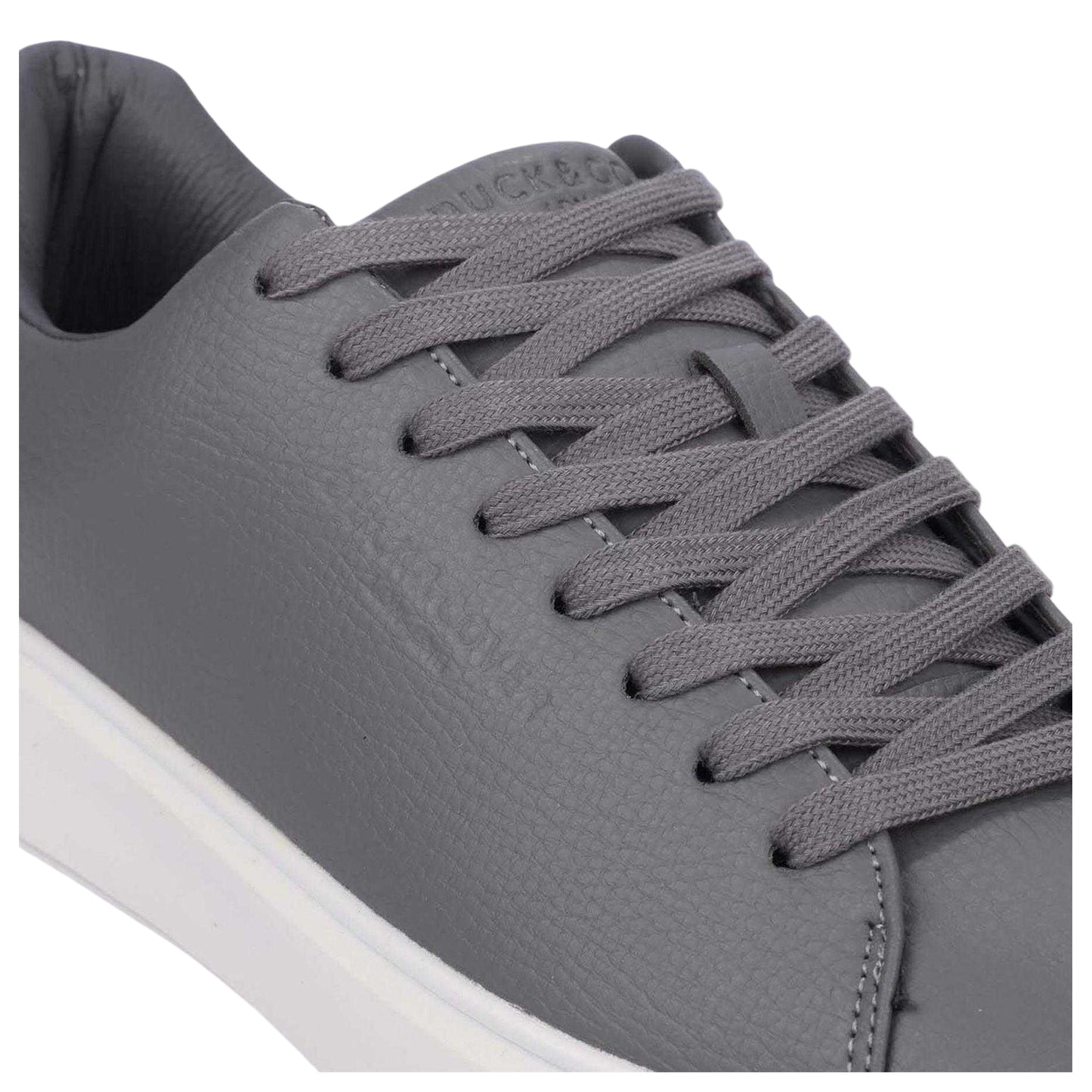 Taupe - Lifestyle - Duck and Cover Unisex Adult Kremes PU Platform Trainers
