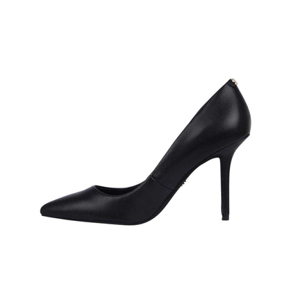 Black - Back - Biba Womens-Ladies Kendall Leather Formal High Stiletto Heel Pumps