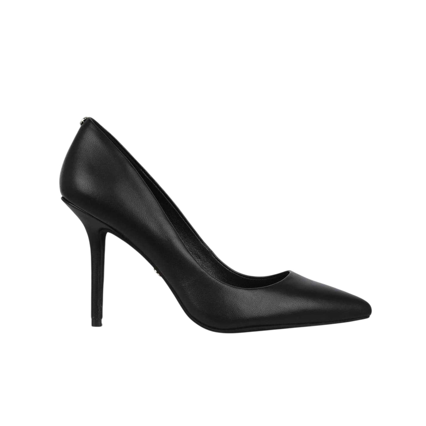 Black - Side - Biba Womens-Ladies Kendall Leather Formal High Stiletto Heel Pumps