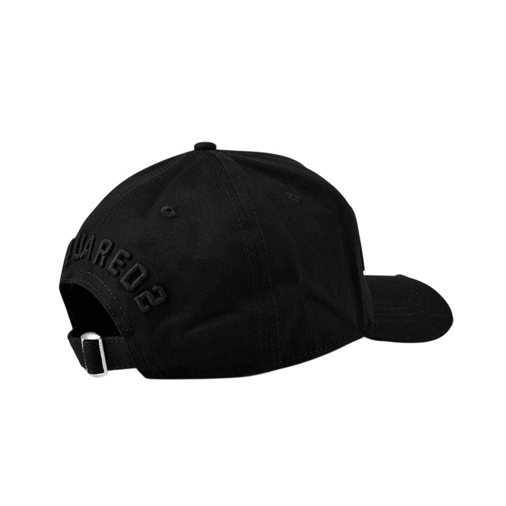 Black - Back - DSquared2 Mens Icon Icon Baseball Cap