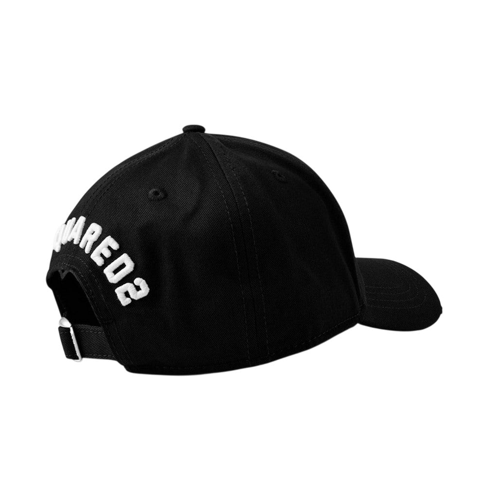 Black-White - Back - DSquared2 Mens Icon Icon Baseball Cap
