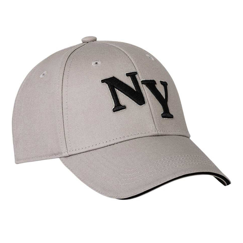Light Grey - Front - New York Yankees Unisex Adult Embroidered Logo Baseball Cap