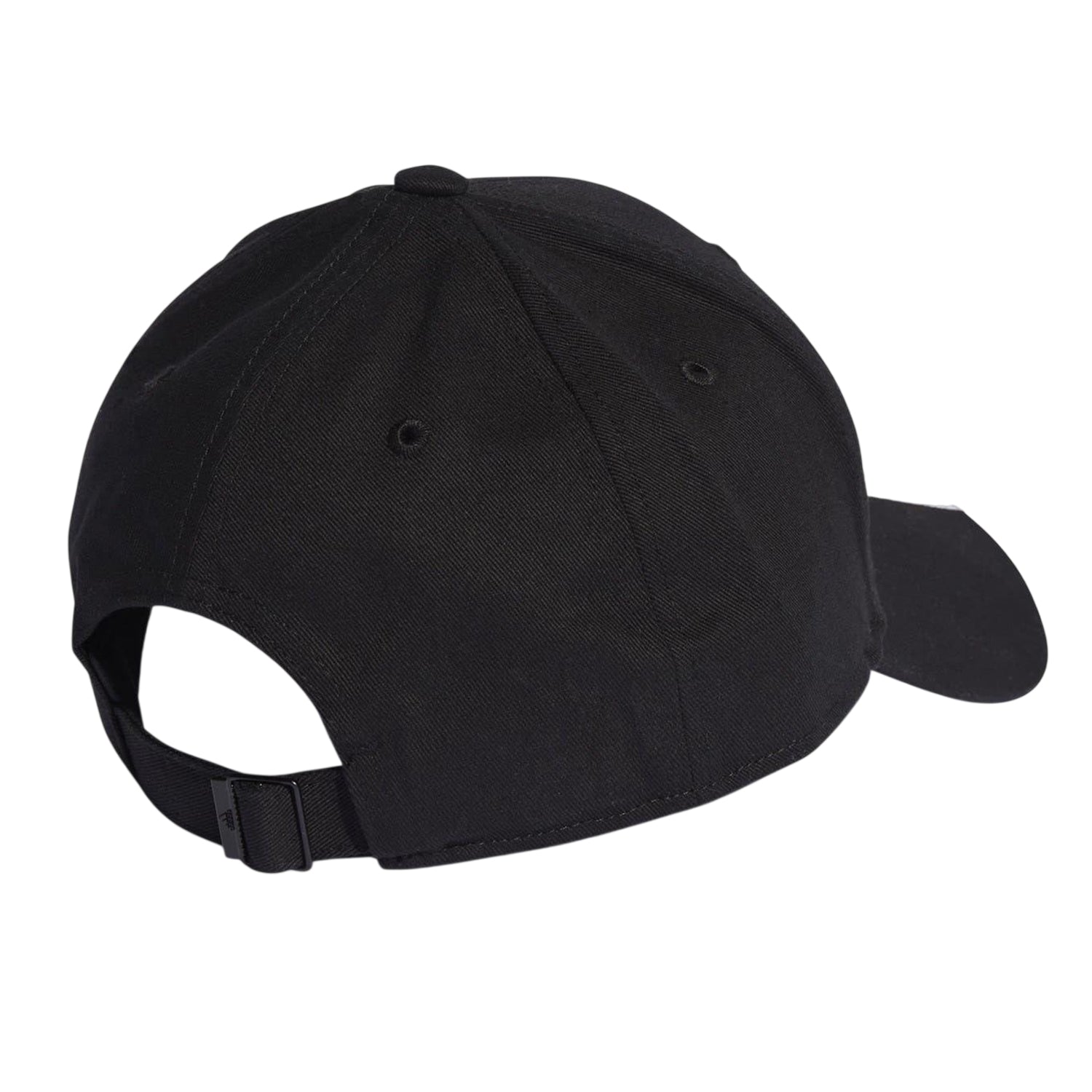 Black-White - Back - Adidas Childrens-Kids 3 Stripes Baseball Cap