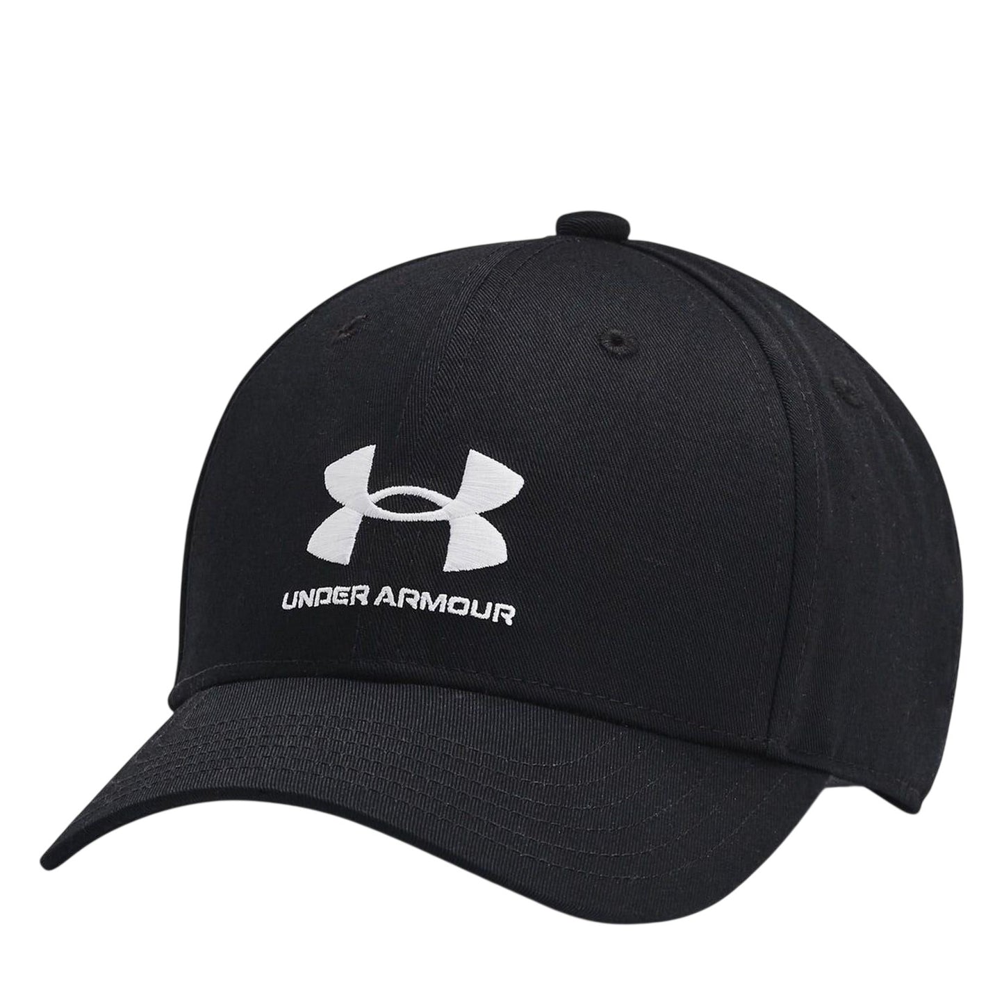 Black - Front - Under Armour Childrens-Kids Logo Adjustable Baseball Cap