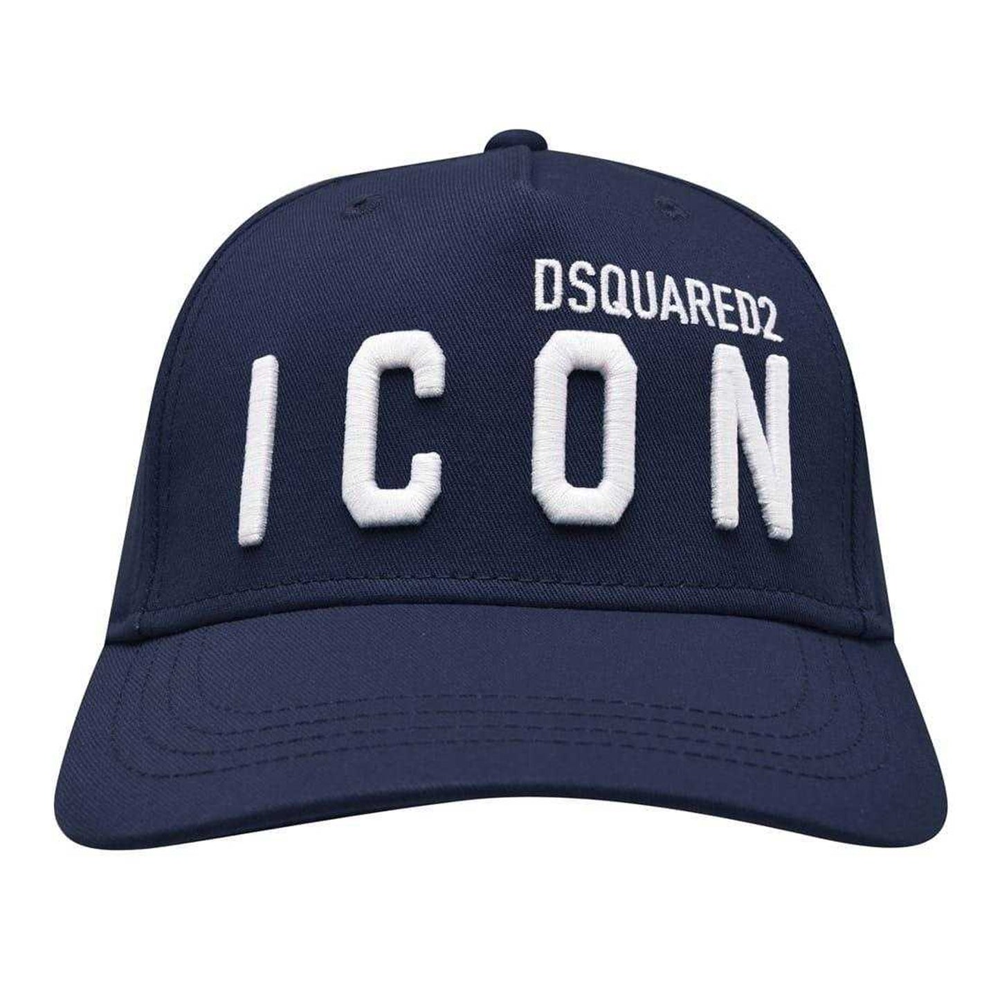 Eclipse Blue - Front - DSquared2 Childrens-Kids Icon Logo Cotton Baseball Cap