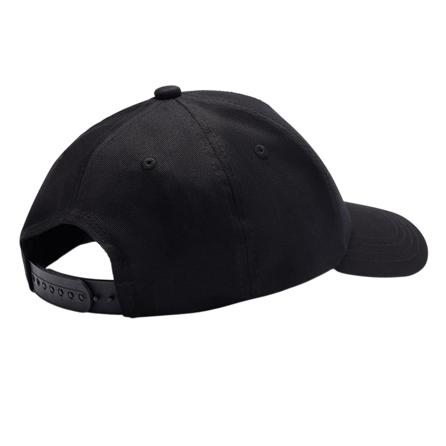 Black - Back - Hugo Mens Jude Logo Baseball Cap