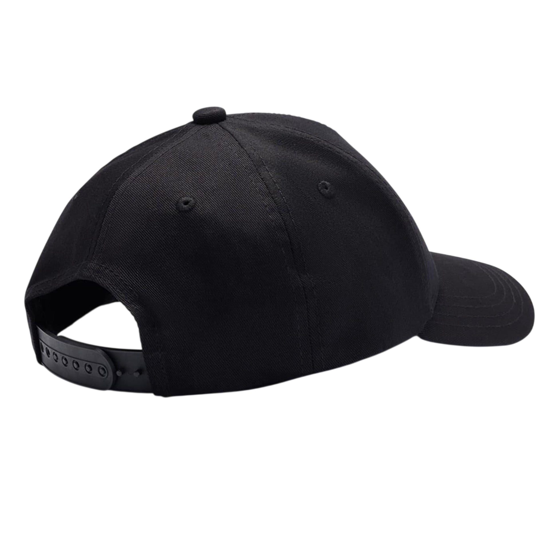 Black - Back - Hugo Mens Jude Logo Baseball Cap