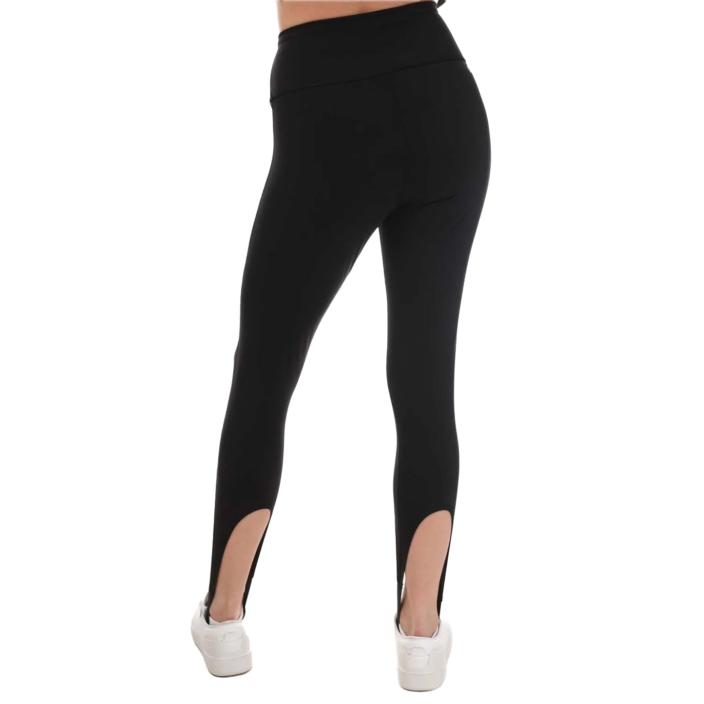 Black - Back - Adidas Womens-Ladies Collective Power Yoga Studio Leggings
