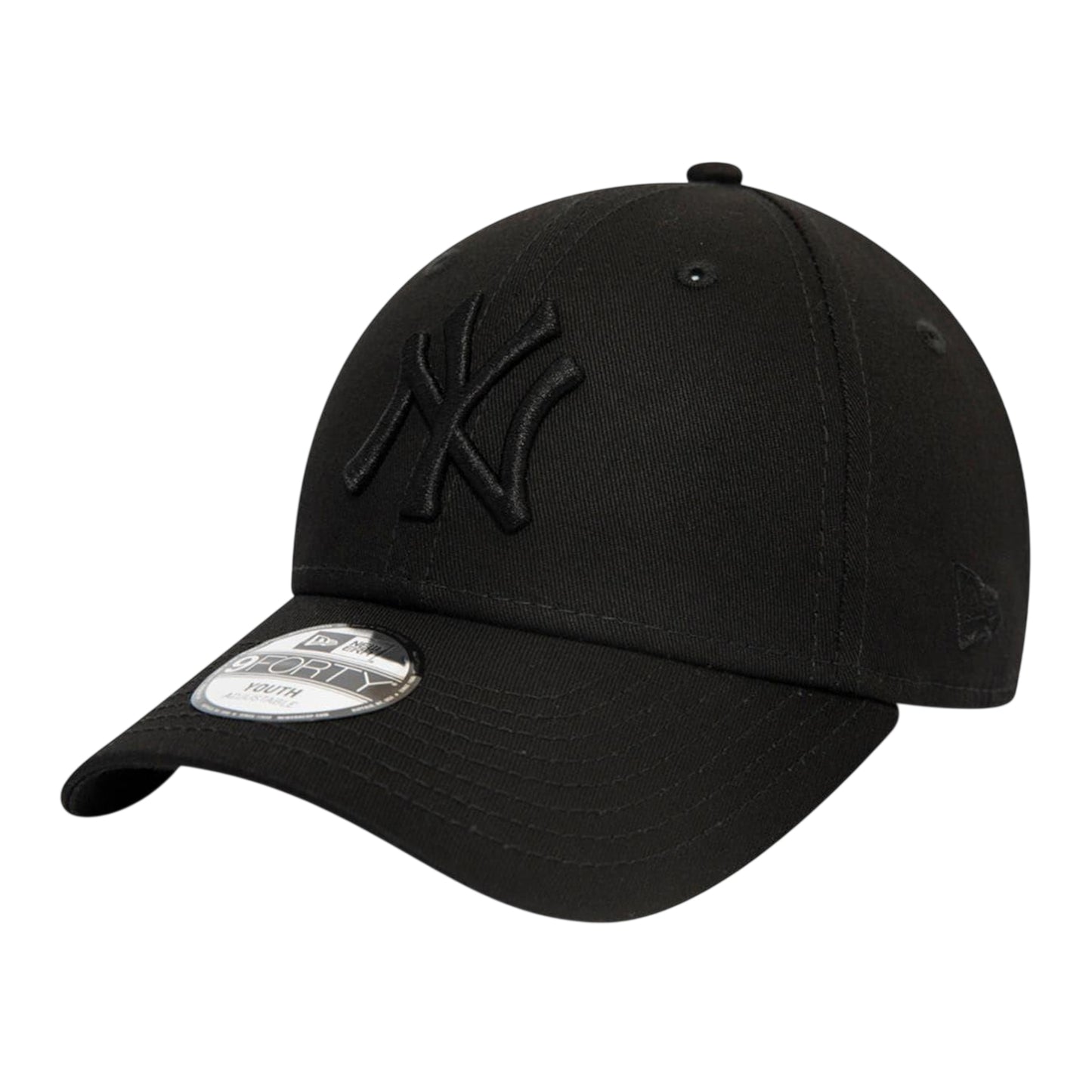 Black - Back - New Era Childrens-Kids 9Forty Cotton Baseball Cap