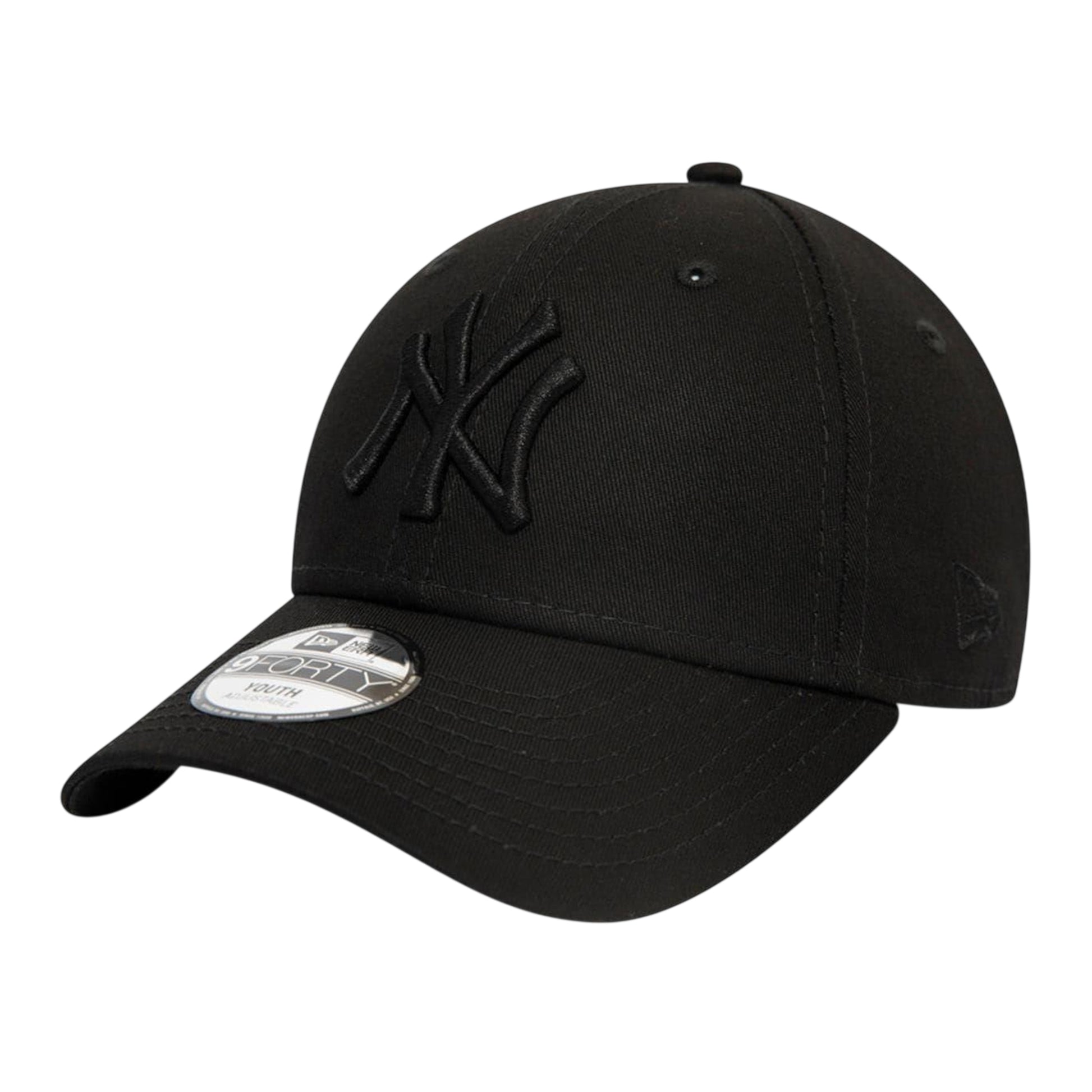 Black - Back - New Era Childrens-Kids 9Forty Cotton Baseball Cap