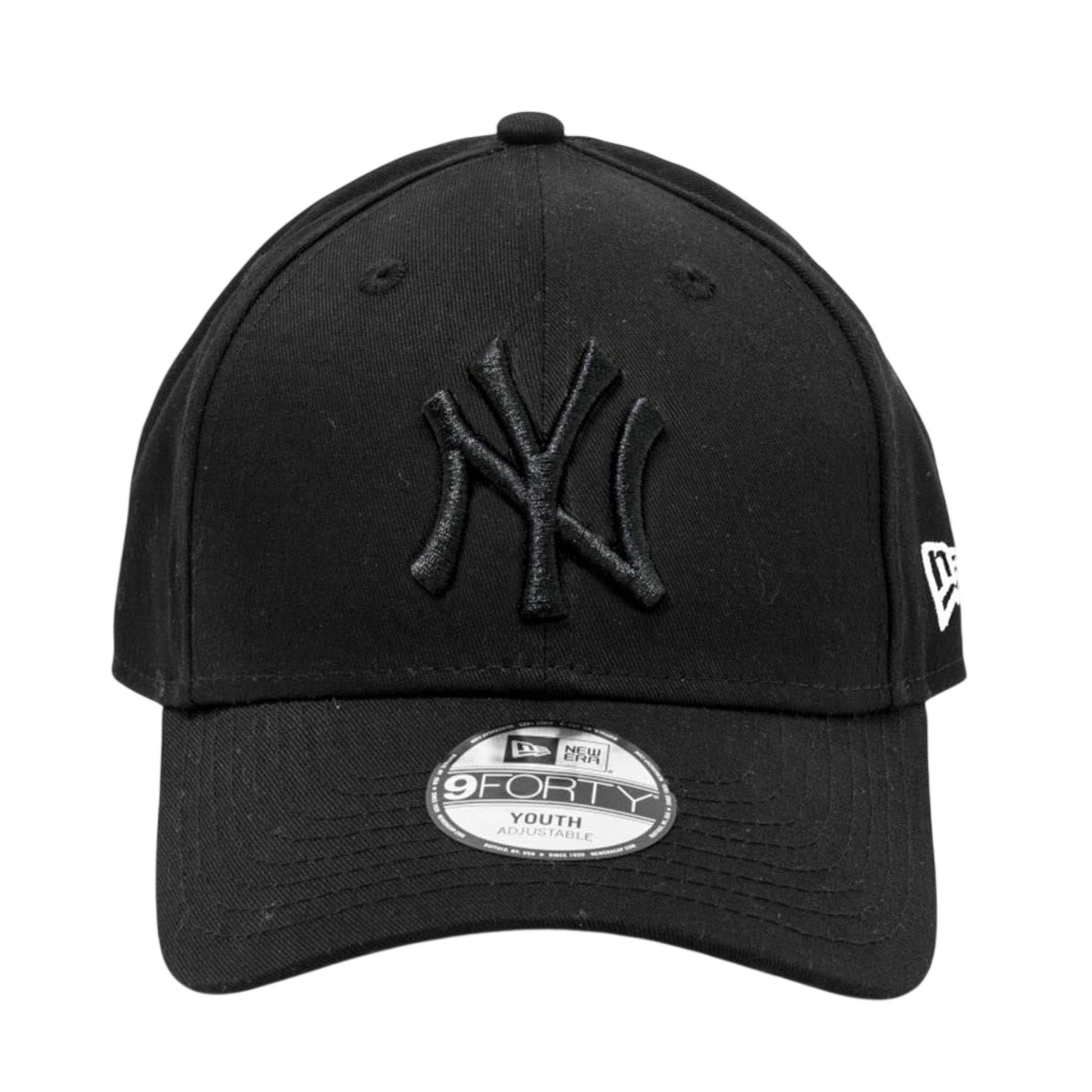 Black - Lifestyle - New Era Childrens-Kids 9Forty Cotton Baseball Cap