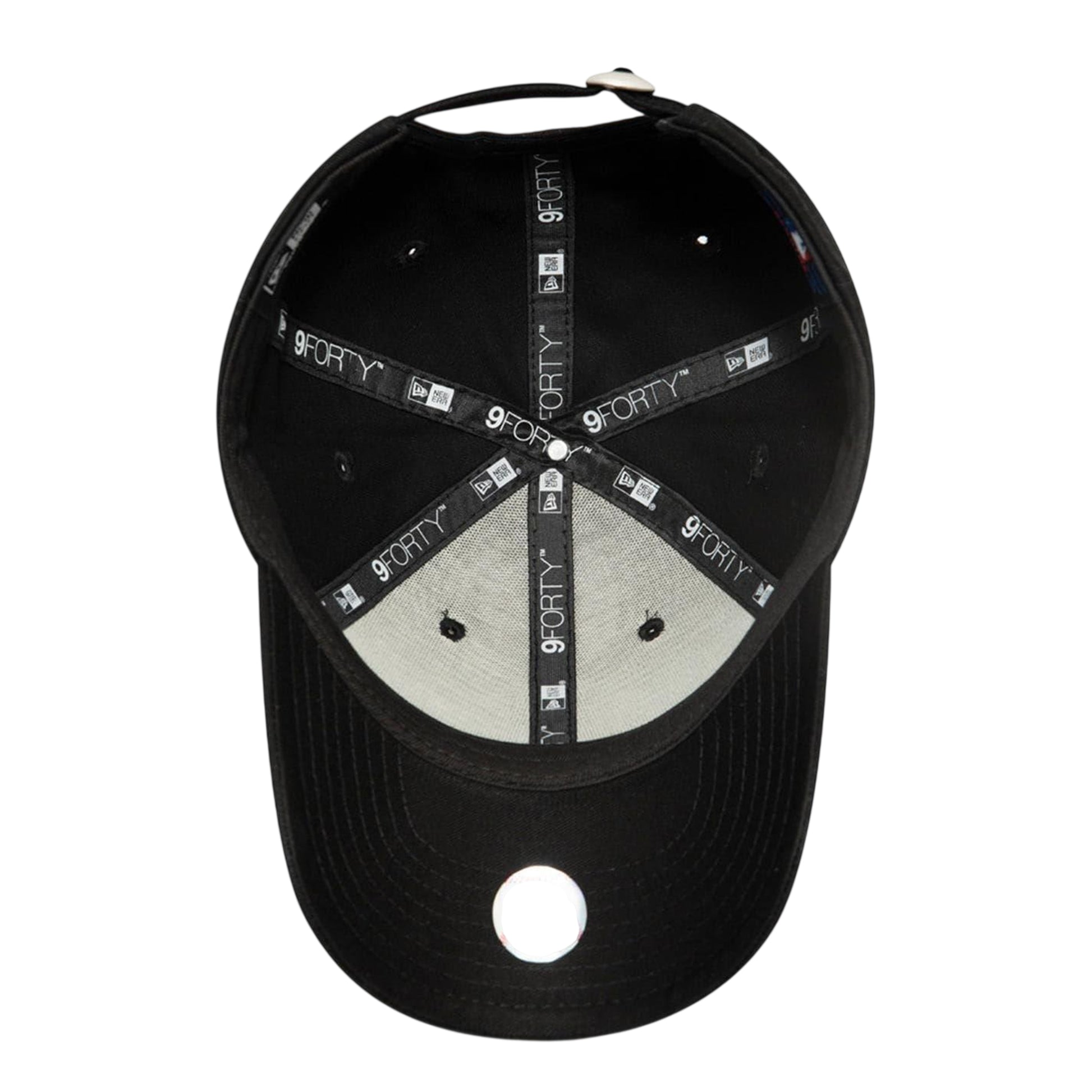 Black - Pack Shot - New Era Childrens-Kids 9Forty Cotton Baseball Cap