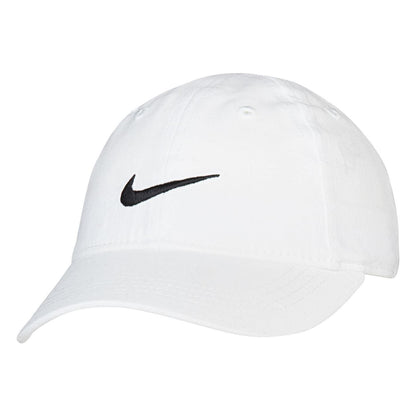 White - Front - Nike Baby Swoosh Cotton Twill Baseball Cap