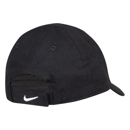 Black - Back - Nike Baby Swoosh Cotton Twill Baseball Cap