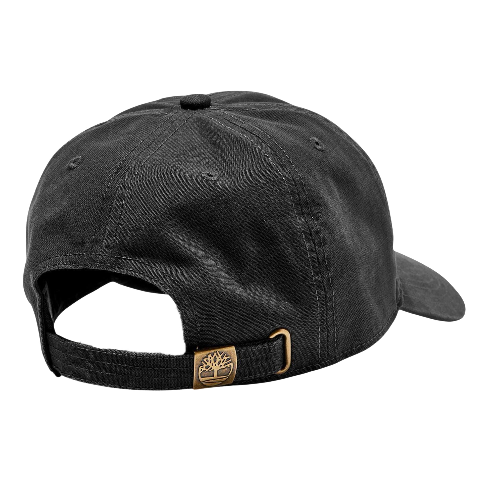 Black - Back - Timberland Mens Southport Logo Outdoor Baseball Cap