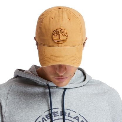 Wheat - Side - Timberland Mens Southport Logo Outdoor Baseball Cap