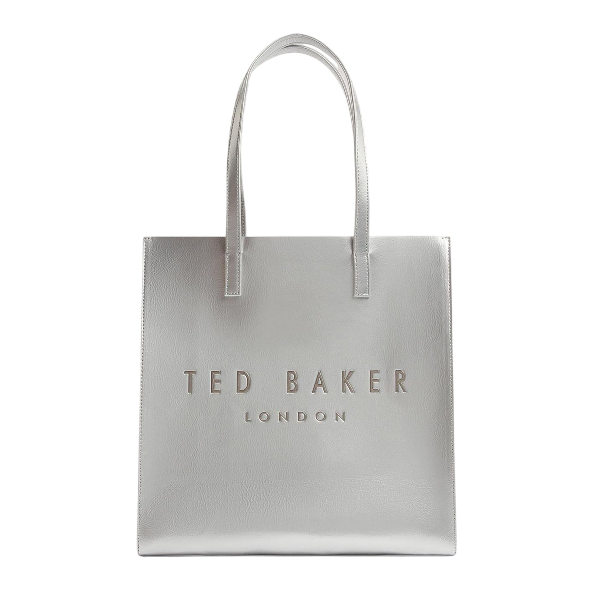 Silver - Front - Ted Baker Logo Tote Bag
