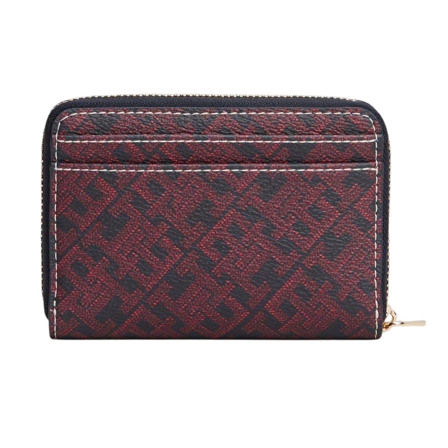 Blue - Back - Tommy Hilfiger Monogram Wallet