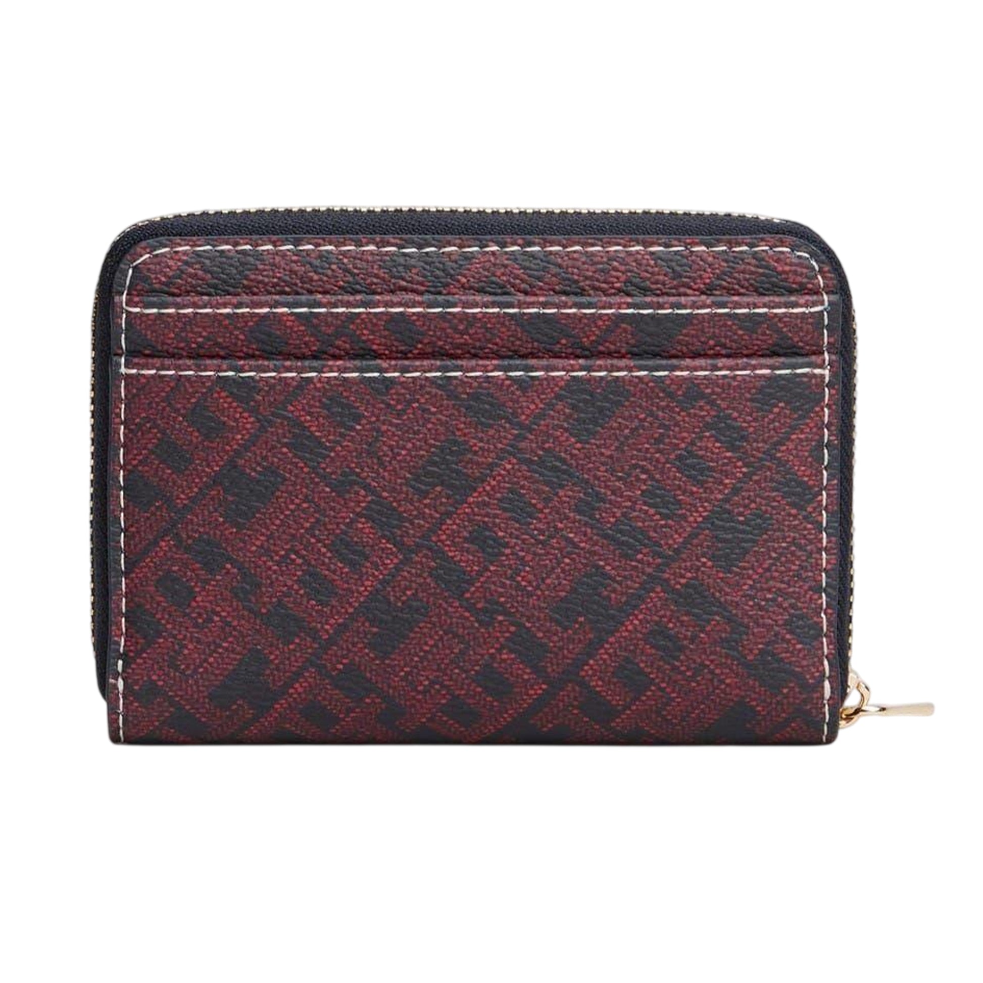 Blue - Back - Tommy Hilfiger Monogram Wallet