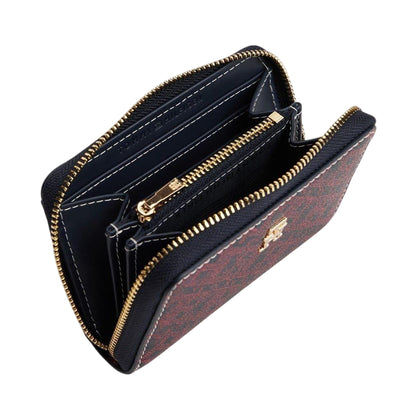 Blue - Side - Tommy Hilfiger Monogram Wallet