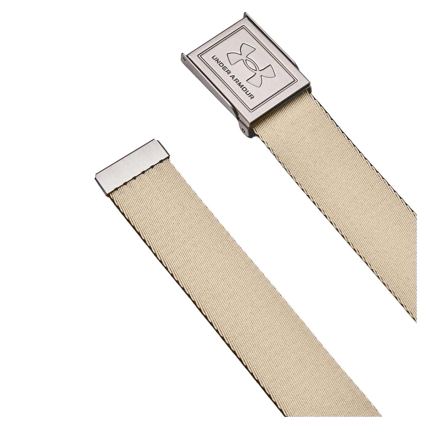 Black - Side - Under Armour Mens Drive Webbing Stretch Belt