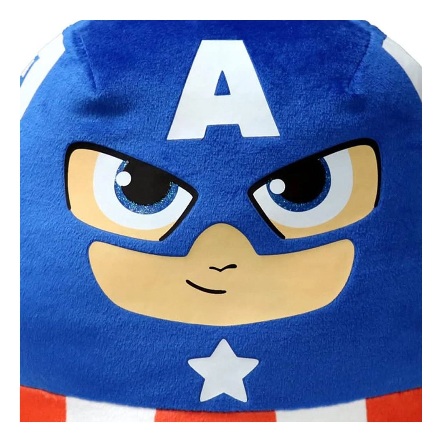 Blue-Red - Side - Captain America Childrens-Kids Plush Toy