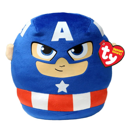 Blue-Red - Front - Captain America Childrens-Kids Plush Toy