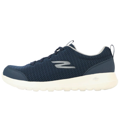 Navy-Grey - Side - Skechers Mens Go Walk Max - Progressor Trainers